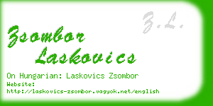 zsombor laskovics business card